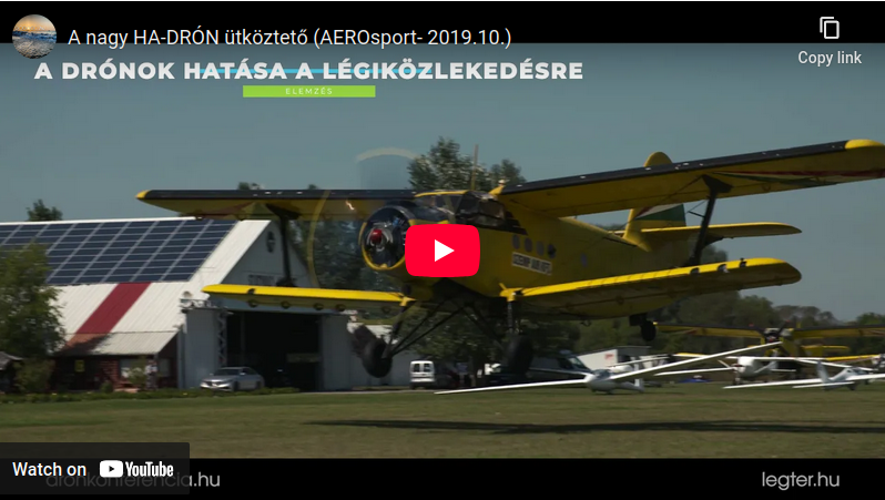 A drónok hatása a légiközlekedésre - videó